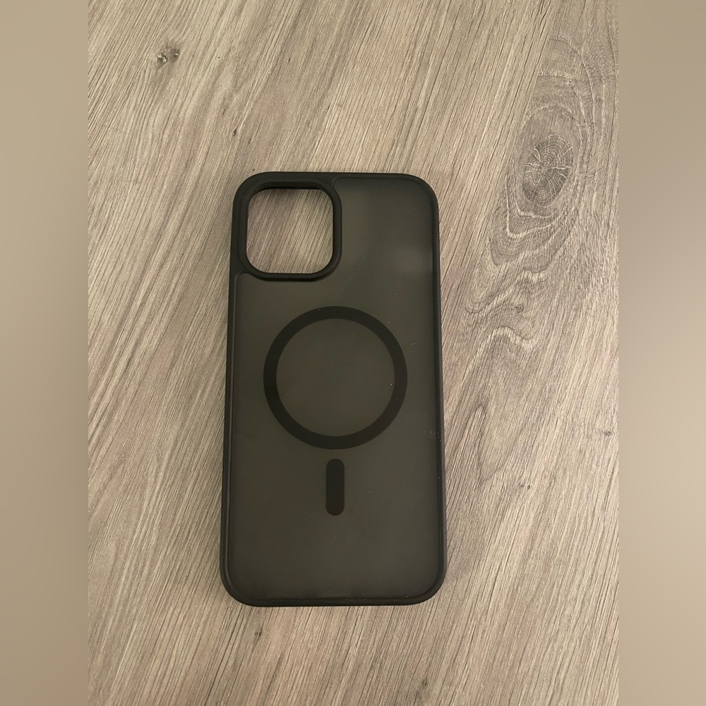 Apple iPhone 12 Pro Max Black iPhone Case with MagSafe